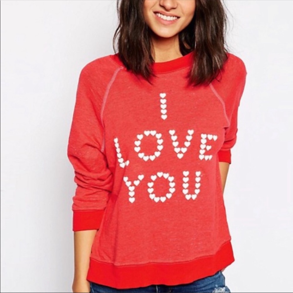 Wild fox I love you sweater - VALENTINES DAY